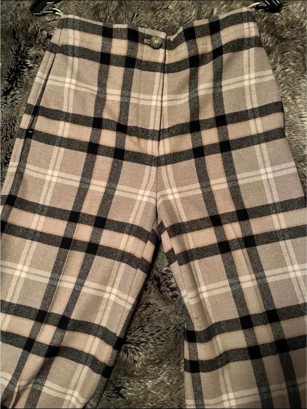 Aritzia Wilfred Plaid Wool/Cashmere blend Pants